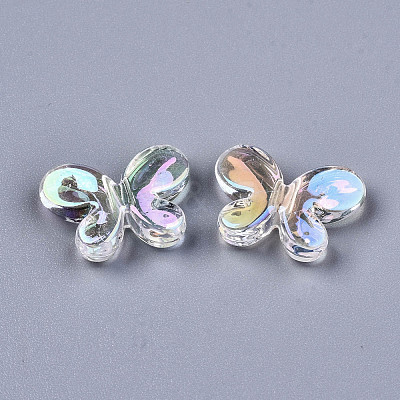 Transparent Acrylic Beads X-PACR-N010-016-1