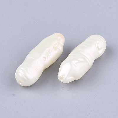 ABS Plastic Imitation Pearl Beads OACR-T006-228-1
