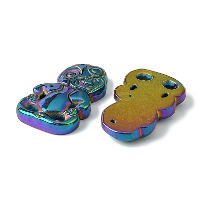 Electroplate Synthetic Non-magnetic Hematite Big Pendants G-G113-01F-1