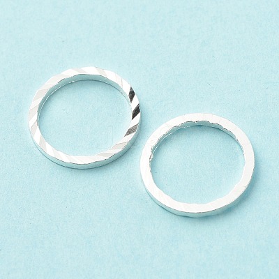 Brass Linking Rings KK-F831-018C-S-RS-1