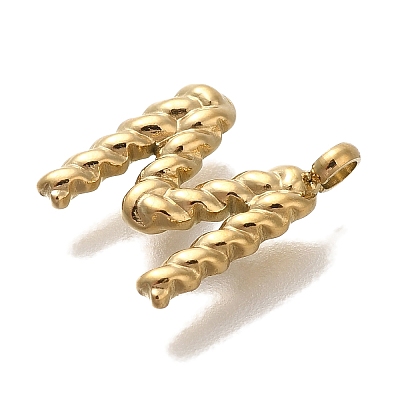 PVD Vacuum Plating 304 Stainless Steel Pendants STAS-S148-28G-M-1