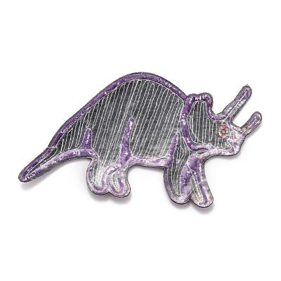 Rayon Embroidery Cloth Iron on/Sew on Patches DIY-WH0145-02-1