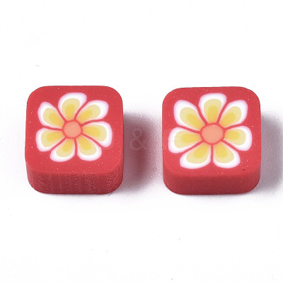 Handmade Polymer Clay Beads CLAY-N008-034D-1