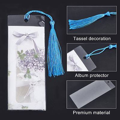 64Pcs 8 Colors Polyester Tassel Decorations OCOR-NB0001-44-1