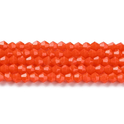 Opaque Solid Color Imitation Jade Glass Beads Strands LS-EGLA-A039-P4mm-D03-1