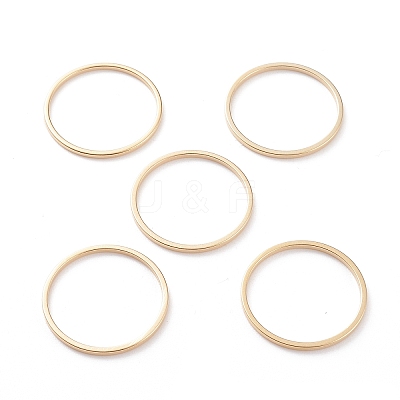 Brass Linking Rings X-KK-Y003-03G-G-1