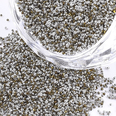 FGB Plated Glass Seed Beads SEED-S019-08E-1