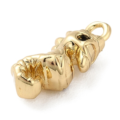 Brass Rhinestone Pendant KK-H450-01K-G-1