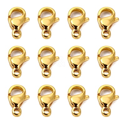 304 Stainless Steel Lobster Claw Clasps X-STAS-R050-9x5mm-02-1