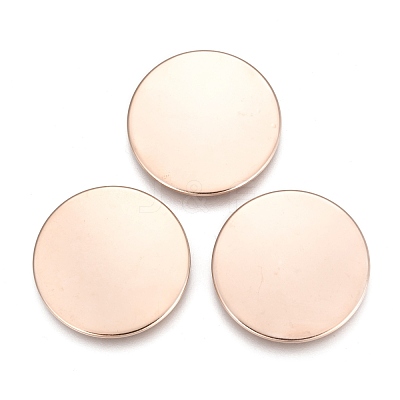 304 Stainless Steel Plain Edge Bezel Cups STAS-E460-10RG-25MM-1