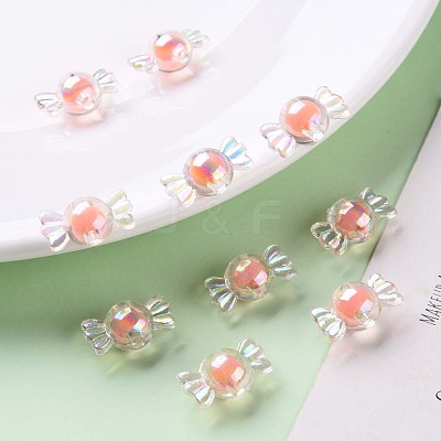 Transparent Acrylic Beads TACR-S152-03B-SS2109-1