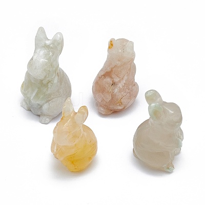 Natural Cherry Blossom Agate Sculpture Display Decorations G-F719-36C-1