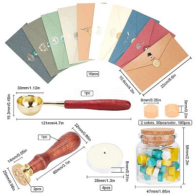 DIY Wax Seal Stamp Kits DIY-CP0002-98-1
