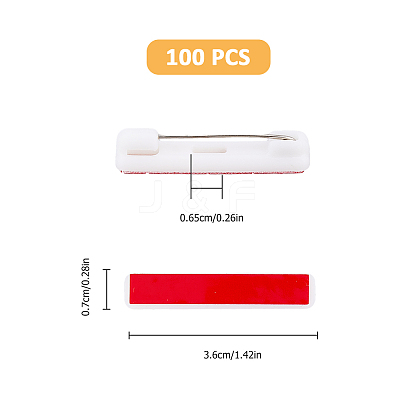 Plastic Brooch Finding DIY-WH0430-669C-01-1