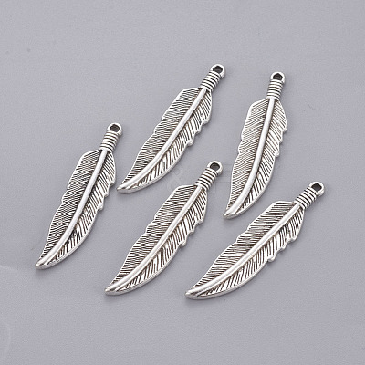 Tibetan Style Alloy Charms X-TIBEP-16624-AS-NR-1