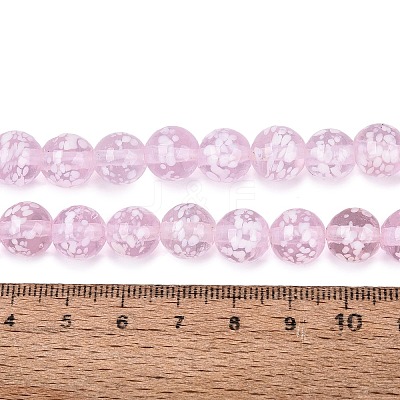 Handmade Lampwork Beads Strands LAMP-Q041-11I-1