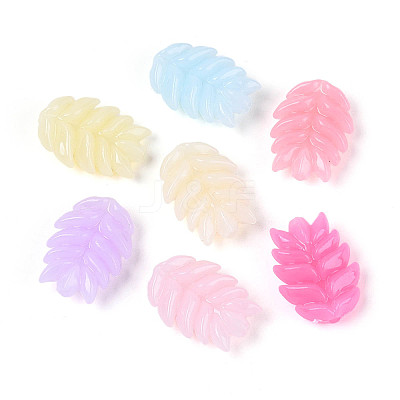 Imitation Jelly Acrylic Beads OACR-N150-27-1