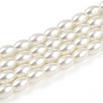 Baking Paint Pearlized Glass Pearl Bead Strands HY-T002-01B-02-1