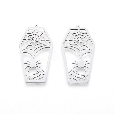 Non-Tarnish Halloween 201 Stainless Steel Pendants STAS-N090-LA979-1-1