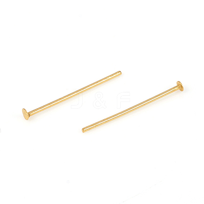 304 Stainless Steel Flat Head Pins STAS-L244-02H-G-1