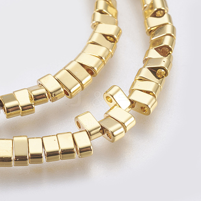 Electroplated Non-magnetic Synthetic Hematite Beads Strands G-E495-11B-1