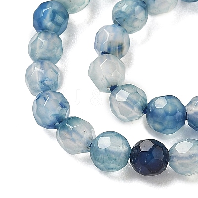 Natural Agate Beads Strands G-E469-12W-1