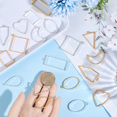 80pcs 20 Styles Alloy Pendants FIND-SP0004-96-1