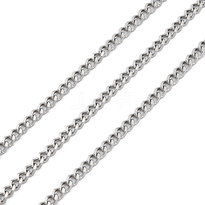 304 Stainless Steel Curb Chains CHS-M009-11P-04-1