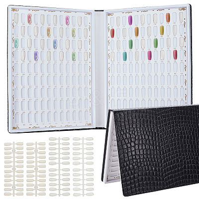 2 Sets 2 Styles Plastic False Nail MRMJ-BC0003-50A-1