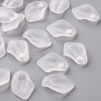 Transparent Frosted Acrylic Pendants MACR-S371-03A-701-1