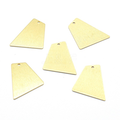 Brass Pendants KK-J279-22G-NR-1