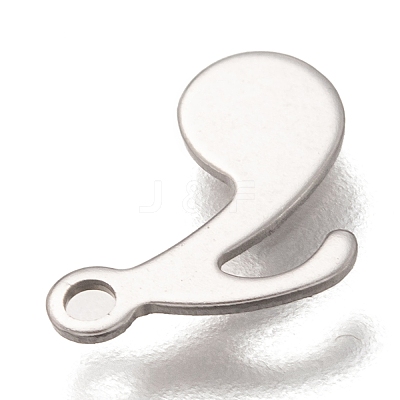 Non-Tarnish 201 Stainless Steel Charms STAS-C017-09P-1