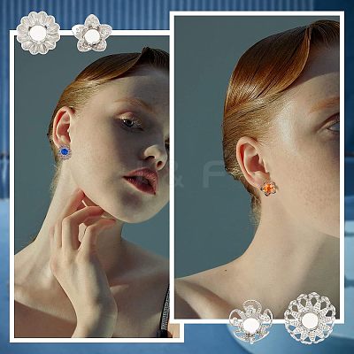 30Pcs 3 Style 304 Stainless Steel Stud Earring Findings STAS-UN0031-93-1
