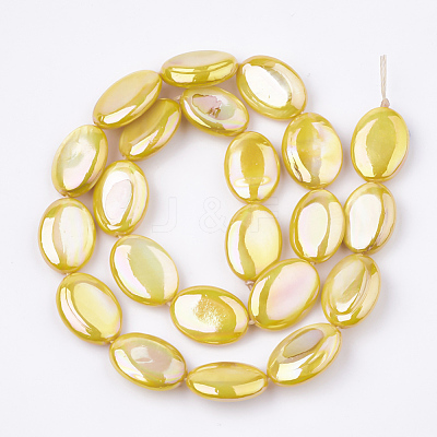 AB Color Freshwater Shell Beads Strands X-SHEL-S274-39D-1