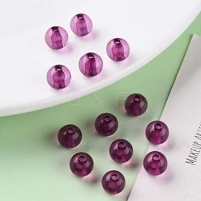 Transparent Acrylic Beads MACR-S370-A8mm-743-1