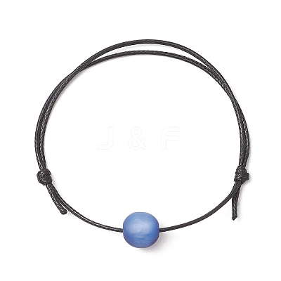 Resin Imitation Cat Eye Adjustable Bracelets for Men Women BJEW-JB12100-1