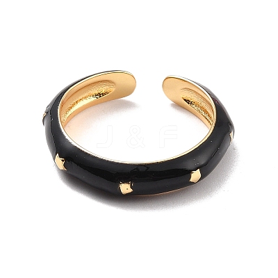 Brass with Enamel Rings RJEW-K236-01C-1