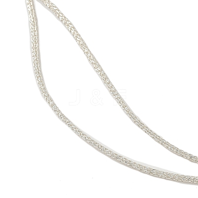 Adjustable Polyester Cord Necklace Making AJEW-JB01379-02-1