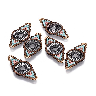 MIYUKI & TOHO Handmade Japanese Seed Beads Links SEED-E004-G03-1