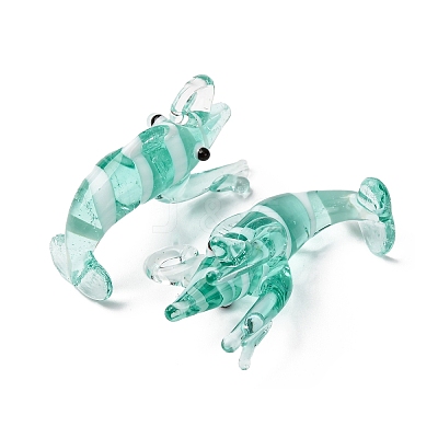 Handmade Lampwork Pendants LAMP-Z013-02F-1