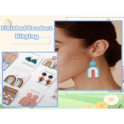 DIY Polymer Clay Dangle Earring Making Kits DIY-YWC0005-05A-1