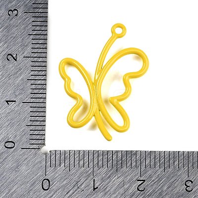 Baking Paint Alloy Pendants FIND-G080-01F-1