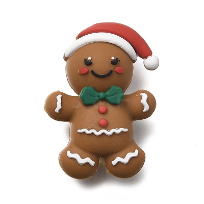 Christmas Theme Silicone Focal Beads LS-SIL-L007-01F-1
