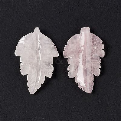 Natural Rose Quartz Pendants G-I336-01-30-1