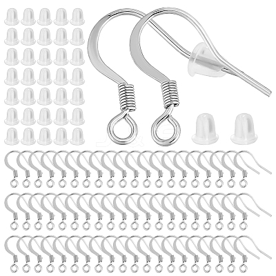 160Pcs 304 Stainless Steel French Earring Hooks STAS-ME0001-53P-1