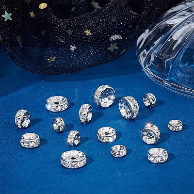 40Pcs 4 Style 316 Surgical Stainless Steel Spacer Beads RB-UN0001-07-1