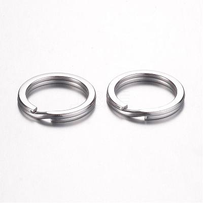 Tarnish Resistant 304 Stainless Steel Keychain Clasps KEYC-D049-04-1