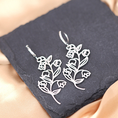 Bohemian 201 Stainless Steel Dangle Earrings FS-WGD0EC2-01-1