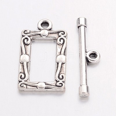 Tibetan Style Alloy Toggle Clasps K0966041-1