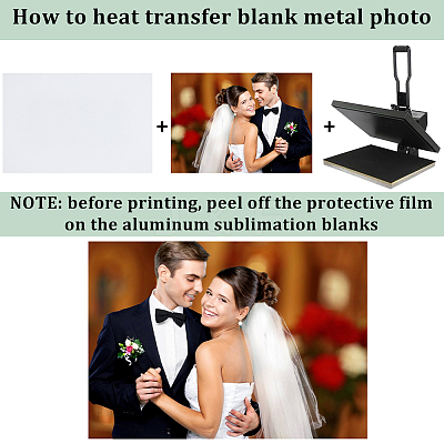 Aluminum Heat Transfer Printing Blanks DIY-CP0013-09A-1